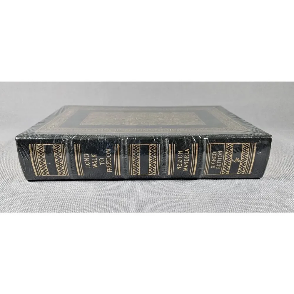 Easton Press Long Walk to Freedom Nelson Mandela Signed Sealed 1994 Leather Book